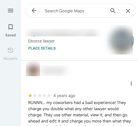 Policy-violating review before removal
