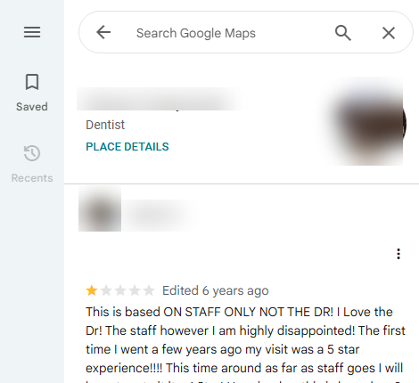 Policy-violating review before removal