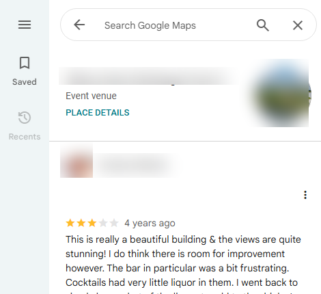 Policy-violating review before removal