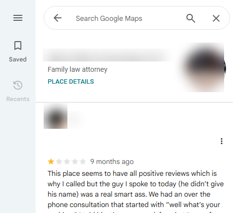 Policy-violating review before removal