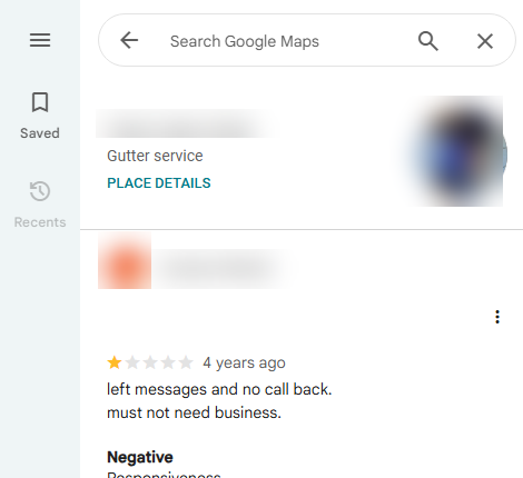 Policy-violating review before removal