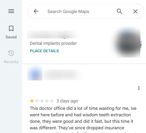 Policy-violating review before removal